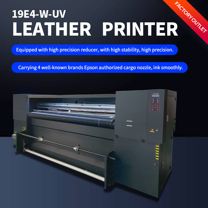 Leather printing can also be printed with water-based ink in addition to uv printing